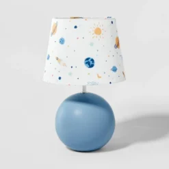 Kids' Round Base With Space Shade Lamp Blue - Pillowfort™ 11 Kids' Round Base With Space Shade Lamp Blue - Pillowfort™ -Baby House GUEST d9ffd424 0936 414d 8db9 aee8867fb37e