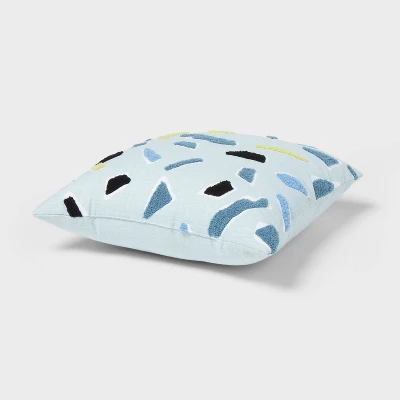Blue Terrazzo Kids' Decorative Pillow - Pillowfort™ 2 Blue Terrazzo Kids' Decorative Pillow - Pillowfort™ - Image 2