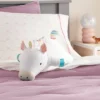 Rainbow Horse Soothing Weighted Plush Kids' Throw Pillow White - Pillowfort™