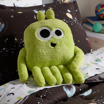 Alien Kids' Decorative Pillow - Pillowfort™ 1 Alien Kids' Decorative Pillow - Pillowfort™