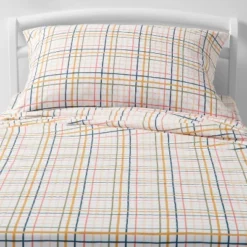 Plaid Print Cotton Kids' Sheet Set - Pillowfort™ 8 Plaid Print Cotton Kids' Sheet Set - Pillowfort™ -Baby House GUEST dfc89128 ffe1 41dd b87e d8e45fac1447