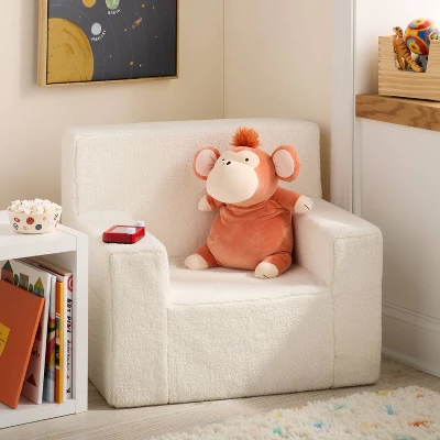 Monkey Weighted Plush Kids' Throw Pillow Orange - Pillowfort™ 1 Monkey Weighted Plush Kids' Throw Pillow Orange - Pillowfort™