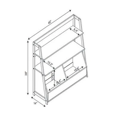 Bly Wide Kids' Bookshelf White - Pillowfort™ 3 Bly Wide Kids' Bookshelf White - Pillowfort™ - Image 3