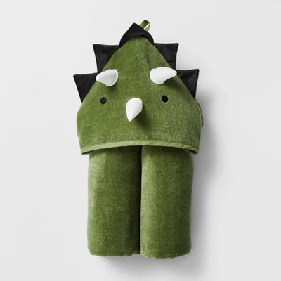 25"x50" Dinosaur Kids' Hooded Towel - Pillowfort™ 3 25"x50" Dinosaur Kids' Hooded Towel - Pillowfort™ - Image 3