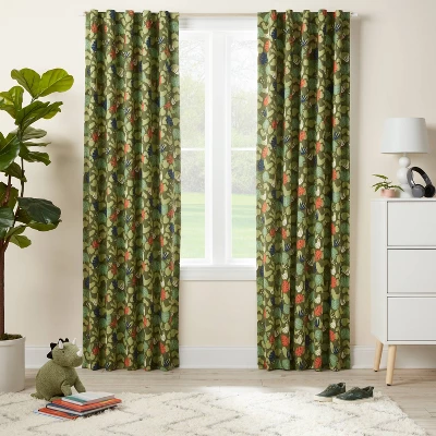 Dinosaur Full Printed Blackout Kids' Curtain Panel - Pillowfort™ 1 Dinosaur Full Printed Blackout Kids' Curtain Panel - Pillowfort™