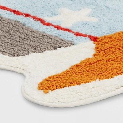 Rocket Shaped Kids' Accent Rug - Pillowfort™ 2 Rocket Shaped Kids' Accent Rug - Pillowfort™ - Image 2