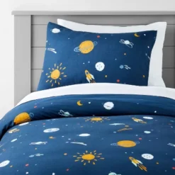 Space Kids' Duvet Cover Navy - Pillowfort™ 5 Space Kids' Duvet Cover Navy - Pillowfort™ -Baby House GUEST f5b4f774 5c53 4a12 adab c48dd77dc512