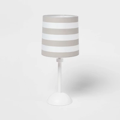 Striped Kids' Accent Lamp Gray - Pillowfort™ 5 Striped Kids' Accent Lamp Gray - Pillowfort™ - Image 5