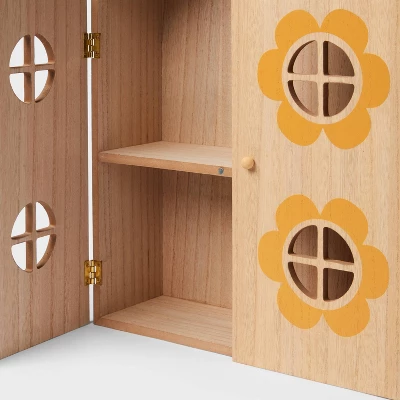 House With Doors Kids' Wall Shelf - Pillowfort™ 3 House With Doors Kids' Wall Shelf - Pillowfort™ - Image 3