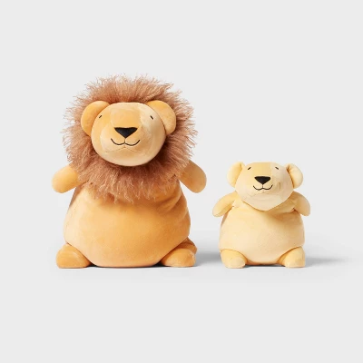 Lion And Baby Weighted Plush Kids' Throw Pillow Yellow - Pillowfort™ 3 Lion And Baby Weighted Plush Kids' Throw Pillow Yellow - Pillowfort™ - Image 3