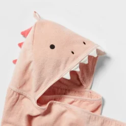 25"x50" Pink Dinosaur Kids' Hooded Towel - Pillowfort™ 4 25"x50" Pink Dinosaur Kids' Hooded Towel - Pillowfort™ -Baby House GUEST fe2037de f4bf 4fdc ba87 45e2f3799640
