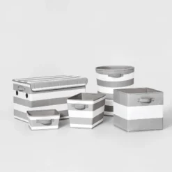 Canvas Striped Kids' Bin - Pillowfort™ 7 Canvas Striped Kids' Bin - Pillowfort™ -Baby House GUEST ffba7162 489f 4be4 93c1 6a1844d32cab 1